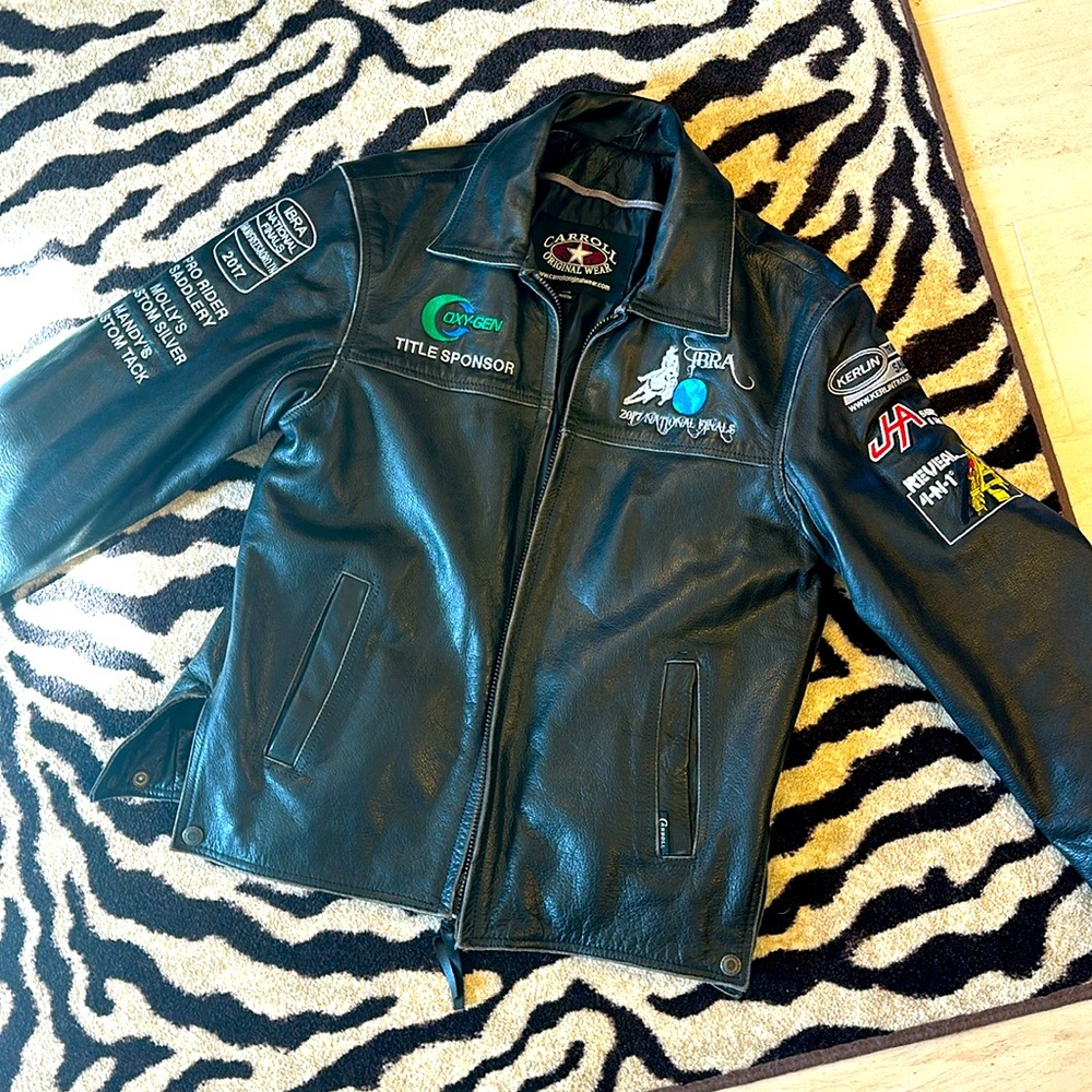 Gorgeous Leather Award Jacket